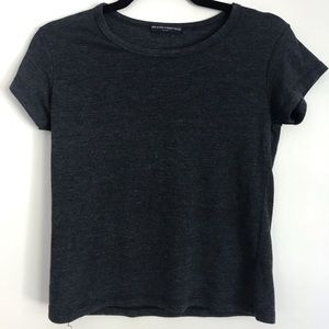 Brandy Melville dark grey tee